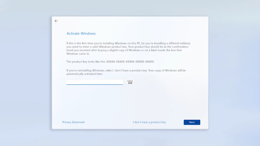 No More Usage of Windows 7/8 Keys for Activating Windows 11