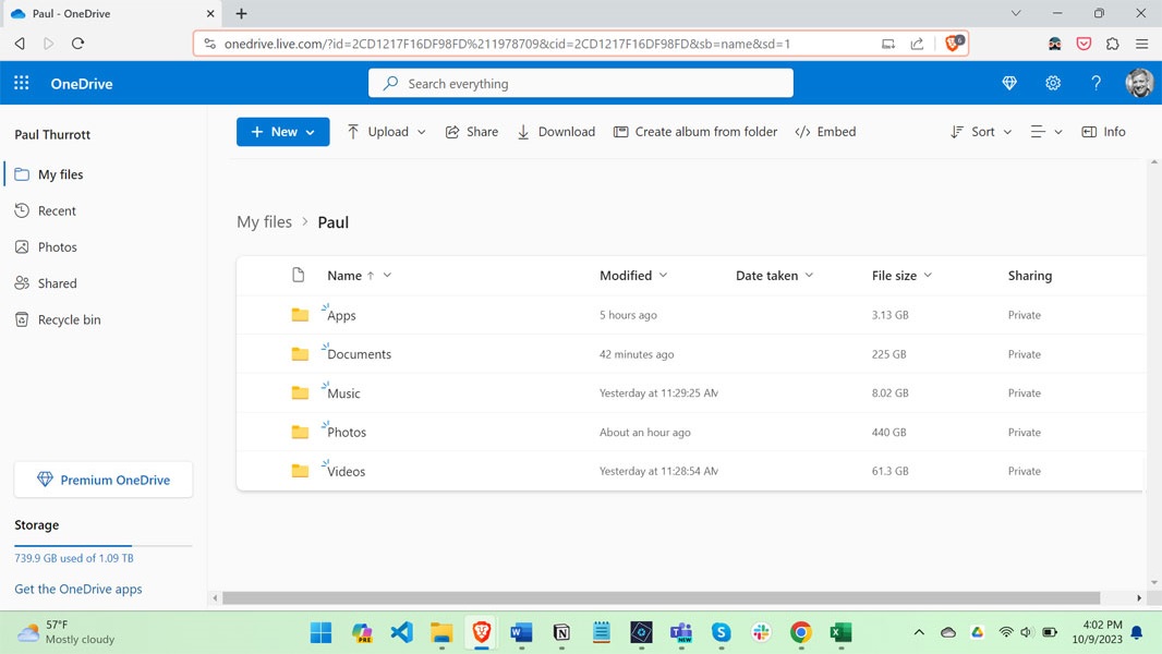 Implementing My Personal OneDrive Guidance (Premium)