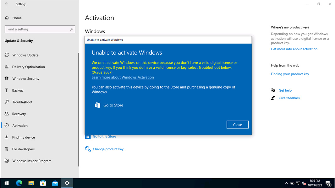 Windows 10 Activation No Longer Accepts Windows 7/8 Keys
