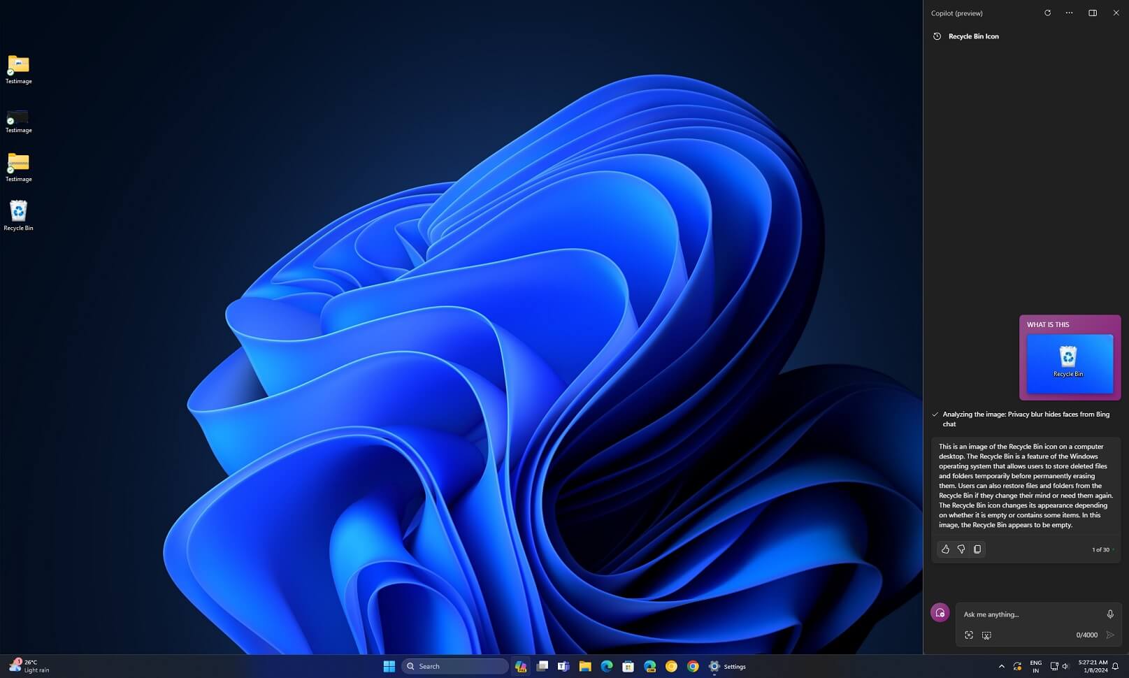 Windows 11 will now include a new image AI feature called Copilot, Microsoft announces