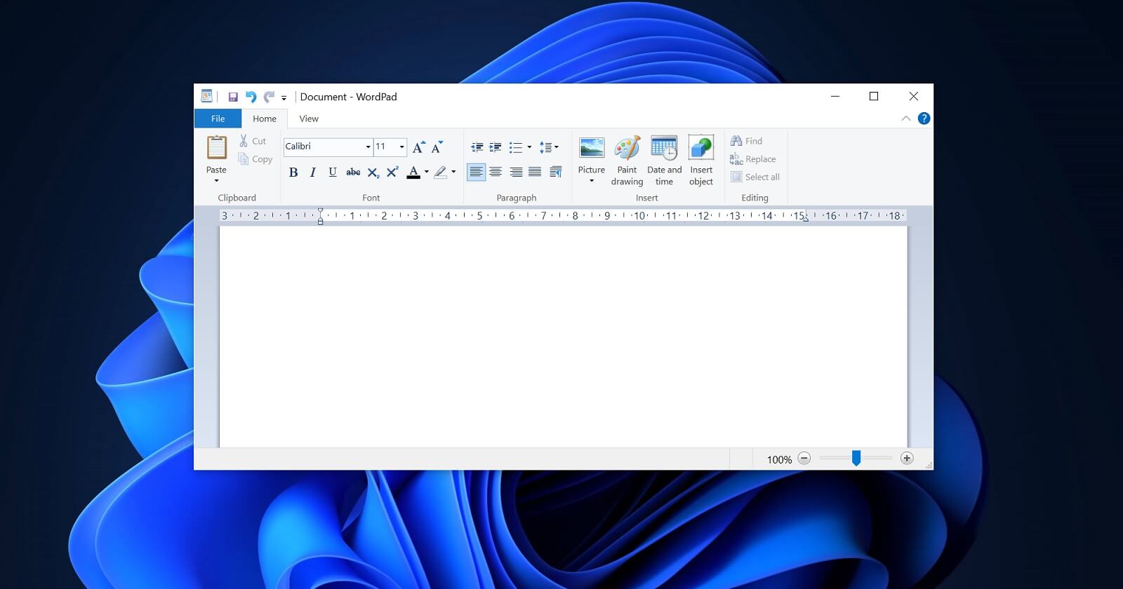 WordPad will not be supported in a future Windows 11 update.